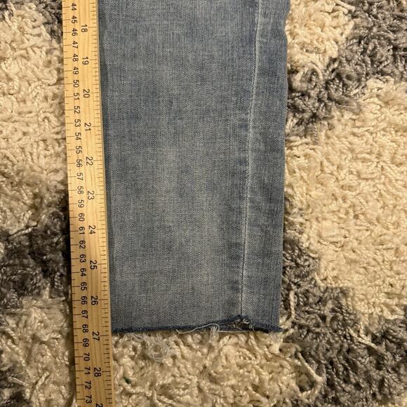 True Religion Super Skinny Knee Slit Blue Jeans Women's Size 28 - Picture 3 of 9